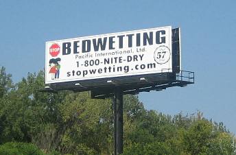 Bedwetting Billboard