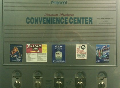 Convenience Center in the Men's Room