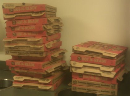Empty Pizza Boxes