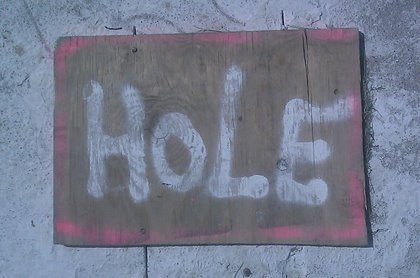 Hole Sign