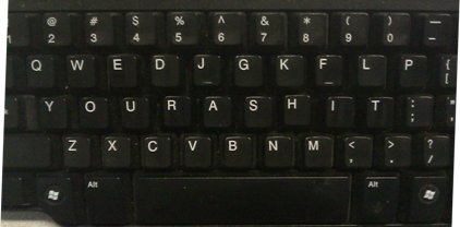 Altered Computer Keyboard